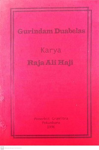 Image of Gurindam Dua Belas Karya Raja Ali Haji