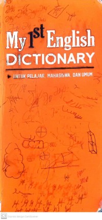Image of My 1st English Dictionary Untuk Pelajar, Mahasiswa dan Umum