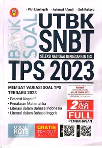 Image of Bank Soal UTBK SNBT (Seleksi Nasional Berdasarkan Tes) TPS 2023 : Memuat Variasi Soal TPS Terbaru 2023