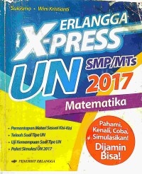 Image of Erlangga X-Press UN SMP/MTs 2017 : Matematika