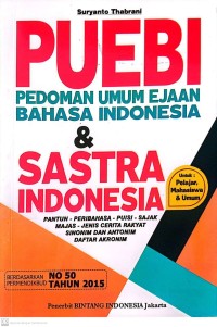 Image of PUEBI : Pedoman Umum Ejaan Bahasa Indonesia dan Sastra Indonesia