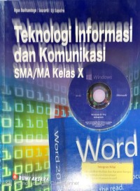 Image of Teknologi Informasi dan Komunikasi SMA/MA Kelas X