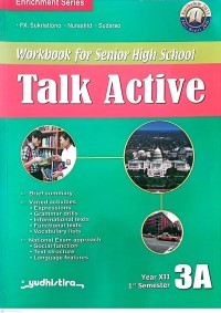 Image of Workbook For Senior High School : Talk Active Year XII