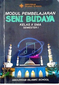 Image of Modul Pembelajaran Seni Budaya Kelas X SMA Semester I