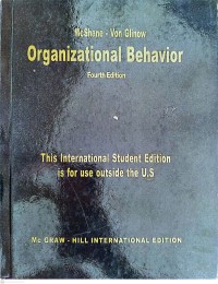 Image of Organizational Behavior : Fourth Edition : This International Student Edition Is For Use Outside The U.S