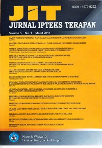 Image of JIT (Jurnak Ipteks Terapan) Vol. 5 No. 1 Maret 2011