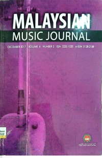 Image of Malaysia (Music Journal) December 2017 Vol.6 No.2