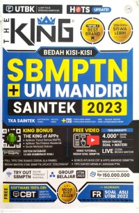 Image of The King Bedah Kisi-Kisi SBMPTN + UM Mandiri Saintek 2023